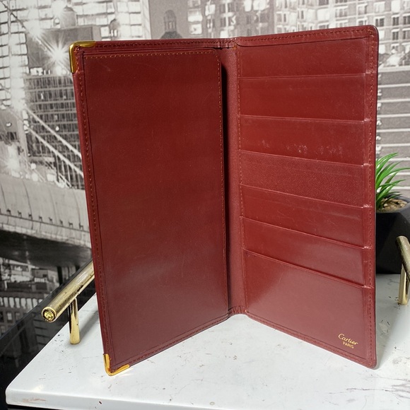 Authentic Cartier Checkbook Holder Wallet - Picture 5 of 10